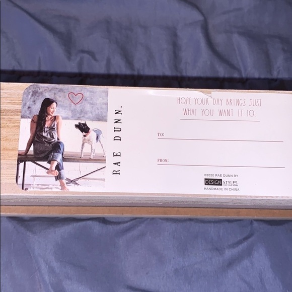 Rae Dunn number one teacher wooden sign! - Picture 4 of 5